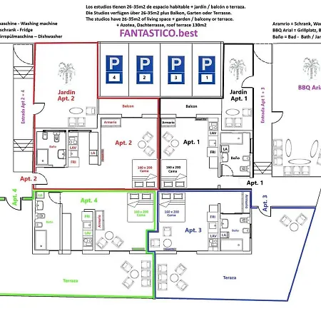 Apartment In - Apatrment Fantastico 4 - - Tenerife